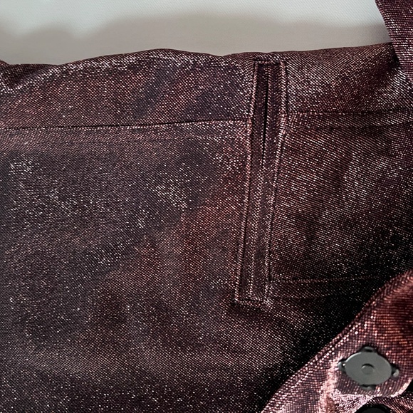 T Tahari Bronze Shine Blazer Women's Size 10 - Picture 6 of 11